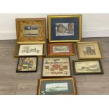 Framed paintings and tapestries (8)