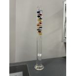 Glass bubble thermometer. Made in Germany 61cms