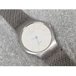 Skagen Denmark stainless steel wristwatch