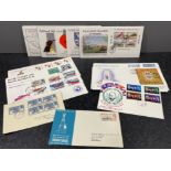 Stamps Falkland Islands and British Antarctic territory small collection of 29 mainly 1st day