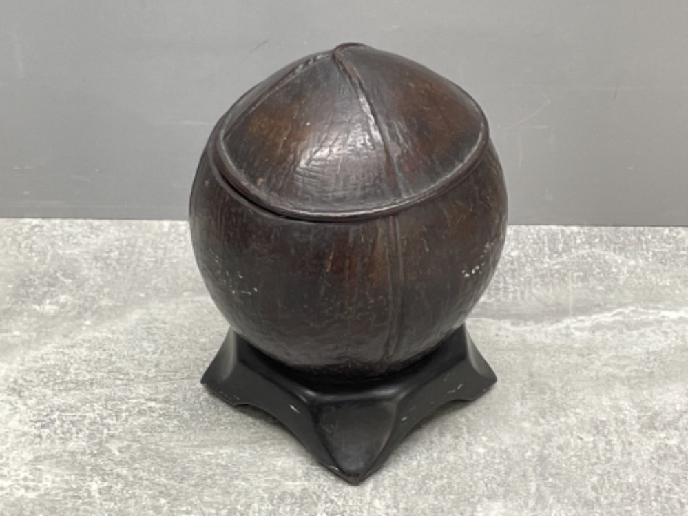 Coconut handmade storage pot