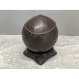 Coconut handmade storage pot