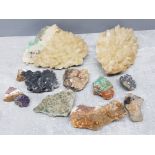 Box of old Crystals, various types and sizes