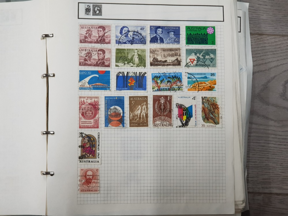 Collecta world one stamp Album containing miscellaneous stamps from around the world inc UK, Canada, - Image 2 of 4