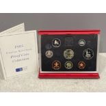 1995 Royal mint deluxe proof yearly set coins with COA