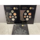 UK Royal mint 2008 Emblems and also 2008 Royal shield uncirculated year set complete in original