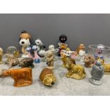 Large lot of Wade miniature animals