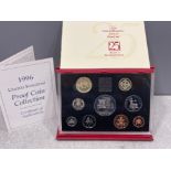 1996 Royal mint deluxe yearly proof coin set with COA
