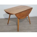 Blonde ercol drop leaf table 125x113cm