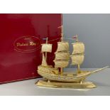 JUJU Palais Royal ship with Swarovski crystals in original box