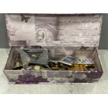 Box of ladies watches and compacts