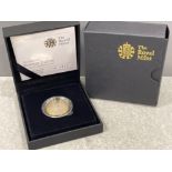 Royal mint 2009 £2 Robert Burns silver piedfort proof coin in original case with certificate