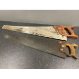 2 handsaws Spear and Jackson, Columbian Warranted