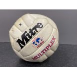 Signed football from Newcastle united in the 1990s including Peter Beardsley, Lee Clark and others