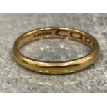 Very rare 18ct Welsh Clogau Cariad gold ring with fully hallmarked size Q 3.6g