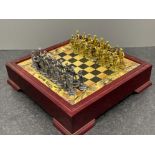 The American Civil war Chess set in nice box complete