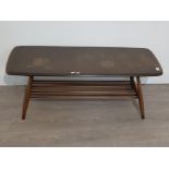 Ercol 2 tier low coffee table 105x46cm x H36cm