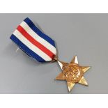 Military campaign british war medal the 1939-1945 WW2 star