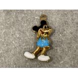 18ct gold Micky mouse pendant/charm 2.8g