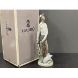 Lladro 4854 Quixote standing in original box and in good condition