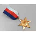 The air crew europe star, a campaign medal for british and commonwealth forces during the second