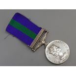 The general service medal 1918/1962 with malaya clasp, awarded to 22561825 T.P.R.D Morris 13/18 H