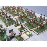 Metal War game minatures british infantry and cavalry