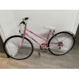 Emmelle ladies pink bicycle 5 speed