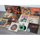 13 mixed lp records includes Jim Reeves, south pacific and sound of music etc