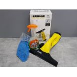 Karcher electric window vac, with charger and original box
