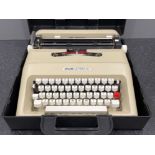 Olivetti Lettera 35 typewriter in case