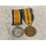 WWI medals, Silver medal and Victory medal awarded to 98811 Pte F.E. Webley R.A.M.C