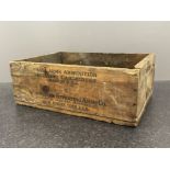 Winchester Repeating Arms Co ammunition box 46cm x 32cm x 16cms