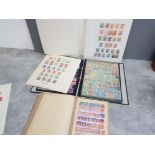 3 stamp albums containing mixed stamps, europe, Switzerland, french, Yugoslavia etc uncirculated