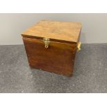 Small wooden compartment box 23cm x 21cm x 20cms