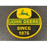 John Deere wall plaque 24cms