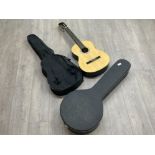 Elevation acoustic guitar and banjo hard case