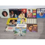 12 Elvis Presley LP records includes Rock 'N' Roll 1 and 2, Separate ways, smash hits etc