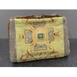 Vintage ladies hand bag with a Tapestry design