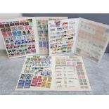 3 stamp albums containing mixed stamps includes countries italy, cuba, Argentina, all in good