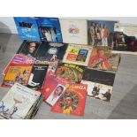 Large Quantity of Lp records including Queen- a night at the opera, Abba etc, over 40 different