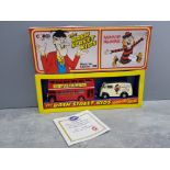 Corgi Bash street kids and Minnie the minx 2 piece die cast vehicle set, in original box with