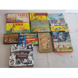 12 boxed vintage games includes classics such as snakes and ladders, table skittles, helter