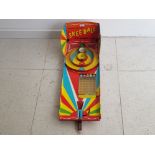 Vintage tin Skee Ball game by Chad Valley with automatic score, in very good condition