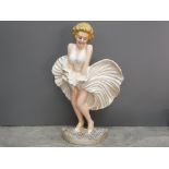 Cast metal Marilyn Monroe doorstop, height 34cm