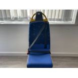 One off bus chair with seatbelt