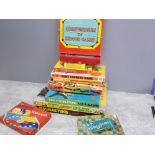 12 vintage games all in original boxes includes compendium of games, interpol, pony express etc