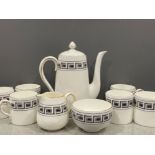 Crown Staffordshire coffee set