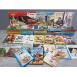 Total of 88 hardback vintage ladybird books