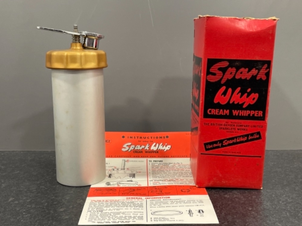 Spark whip cream whipper in original box